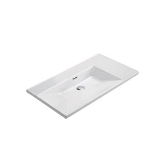 Nábytkové umývadlo SAT B-Way 81x46 cm otvor pre batériu uprostred SATBWA8046