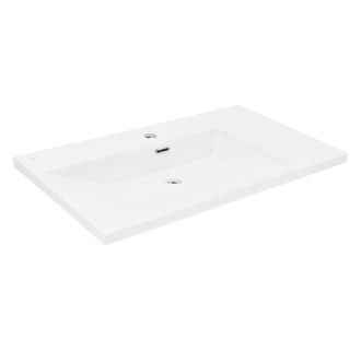 Nábytkové umyvadlo SAT B-Way 81x46 cm otvor pro baterii uprostřed SATBWA8046