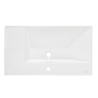 Nábytkové umyvadlo SAT B-Way 81x46 cm otvor pro baterii uprostřed SATBWA8046