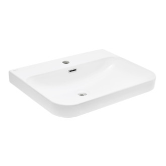 Nábytkové umyvadlo SAT Fusion 60,5x46 cm otvor pro baterii uprostřed SATFUS6046