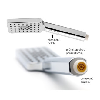 Sprchový set Novaservis Metalia 54 s mýdlenkou chrom KIT920,0