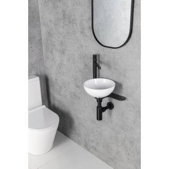 TETRIS držák umývátka, stojánková baterie, levý, černá mat TZ424 TZ424 52657