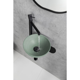 TETRIS držák umývátka, stojánková baterie, levý, černá mat TZ424 TZ424 52657