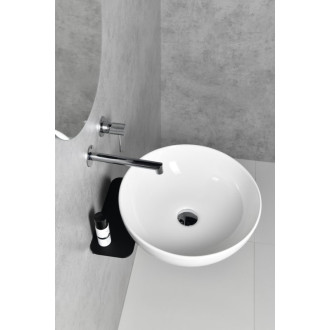 TETRIS držák umyvadla, nástěnná baterie, černá mat TZ429 TZ429 52660