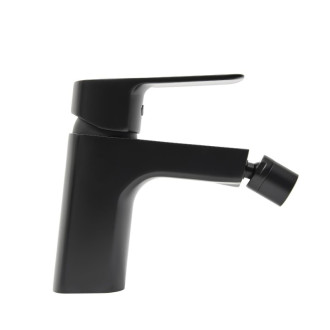 Bidetová baterie SAT Cube Way s výpustí černá matná CU235C