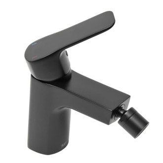 Bidetová baterie SAT Cube Way s výpustí černá matná CU235C