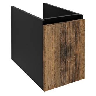 LOREA skříňka spodní dvířková 30x44x51,2, pravá/levá, dub /černá mat LE030-1935 53716