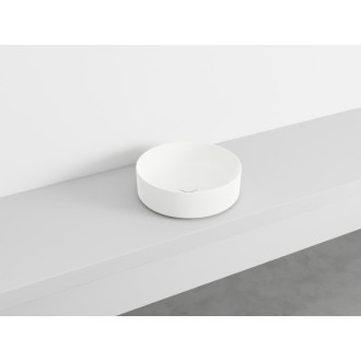Okrúhle umývadlo na dosku CIELO Shui comfort 40 cm biela matná SHCOLAT40TL