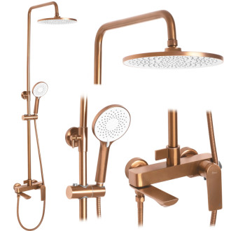 REA Sprchový set AVALON Copper BRUSH -P2418 REA-P2418