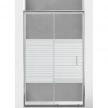 MEXEN APIA sprchové dvere 100x190 cm 5mm, chróm-pásy 845-100-000-01-20