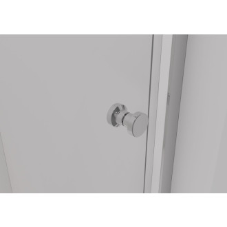 CERANO - Trojstenný sprchovací kút Varone POINT UL/P - 6 mm - chróm, transparentné sklo - 150x70x195 cm - posuvný