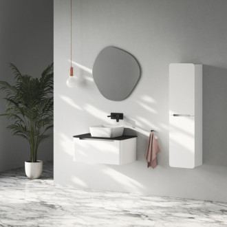 PREMIO deska kompozit 82x1,2x48,5cm, černá mat PRE080-3535 58265