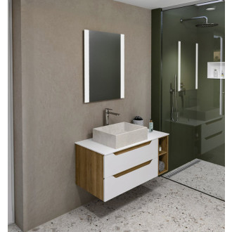 Deska Rockstone 100,7x1,2x48,8cm, bílá mat WR003-0101 59780