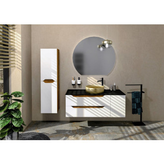 PREMIO deska kompozit 120,7x1,2x48,8cm, černá mat PRE005-3535 59791