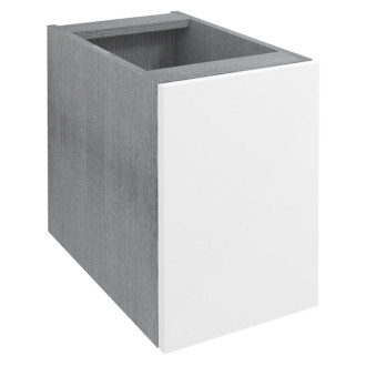 WAVE skříňka spodní dvířková 30x45x47,8cm, pravá/levá, bílá/dub stříbrný WA030-3011 59773