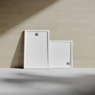 Sprchová vanička čtvercová Hüppe Purano 80x80 cm litý mramor 202160.055