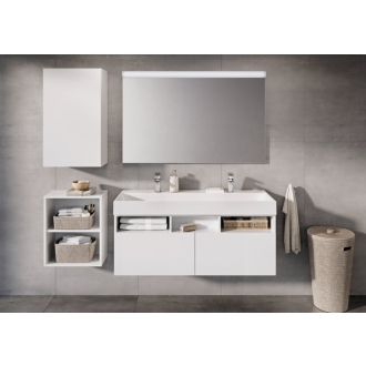 Ravak umývadlo Natural Duo 1200 white bez prepadu s otvorom XJO01212000