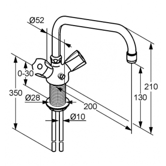 KLUDI STANDARD drezová stojanková 316560515