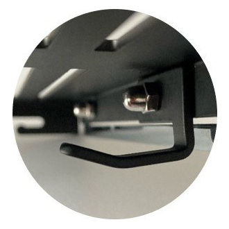 Ravak Polička Slim C, satin/chróm X07P578