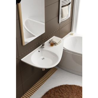 Ravak umývadlo Avocado Comfort R white s otvormi XJ9P1100000