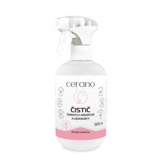 CERANO - Čistiaci prostriedok na čiernu armatúru a keramiku - divoká verbena - 500 ml