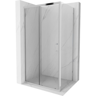 Mexen Apia posuvný sprchovací kút 120 x 80 cm, priehľadný, chróm - 840-120-080-01-00