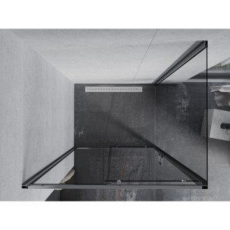 Mexen Apia posuvný sprchový kout 120 x 80 cm, průhledný, chrom - 840-120-080-01-00