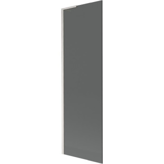 Vaňová zástena Mexen Next L s jedným krídlom 60 x 150 cm, grafit, kartáčovaný nikel - 895-060-000-03-40-97