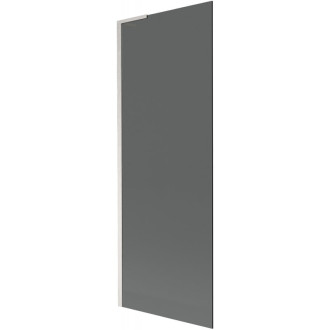 Vaňová zástena Mexen Next L s jedným krídlom 70 x 150 cm, grafit, kartáčovaný nikel - 895-070-000-03-40-97