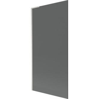 Vaňová zástena Mexen Next L s jedným krídlom 90 x 150 cm, grafit, kartáčovaný nikel - 895-090-000-03-40-97