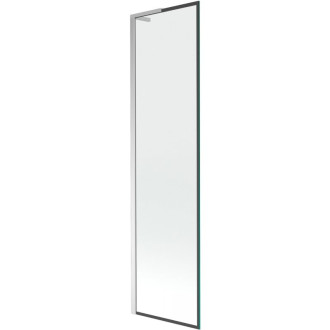 Vaňová zástena Mexen Next L s jedným krídlom 50 x 150 cm, čierny rám, chróm - 895-050-000-03-70-01