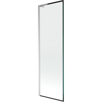 Vaňová zástena Mexen Next L s jedným krídlom 60 x 150 cm, čierny rám, chróm - 895-060-000-03-70-01