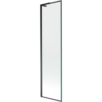 Vaňová zástena Mexen Next L s jedným krídlom 50 x 150 cm, čierny rám, čierna - 895-050-000-03-70-70