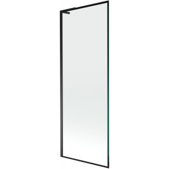 Vaňová zástena Mexen Next L s jedným krídlom 70 x 150 cm, čierny rám, čierna - 895-070-000-03-70-70