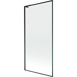 Vaňová zástena Mexen Next L s jedným krídlom 90 x 150 cm, čierny rám, čierna - 895-090-000-03-70-70