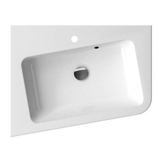 Ravak umývadlo 10° 550 R white s otvormi XJIP1155000