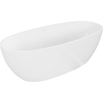 Voľne stojaca vaňa Mexen Torino z konglomerátu 175 x 78 cm, biely lesk - 57271757810