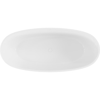 Voľne stojaca vaňa Mexen Torino z konglomerátu 175 x 78 cm, biely lesk - 57271757810