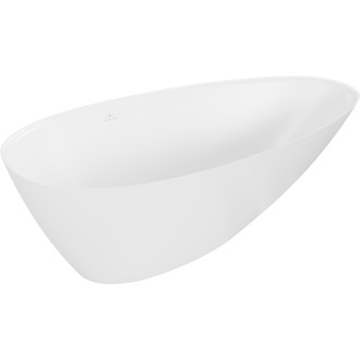 Voľne stojaca vaňa Mexen Milano z konglomerátu 150 x 82 cm, matná biela - 57301508500