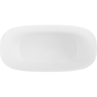 Voľne stojaca vaňa Mexen Como z konglomerátu 150 x 82 cm, matná biela - 57311508200