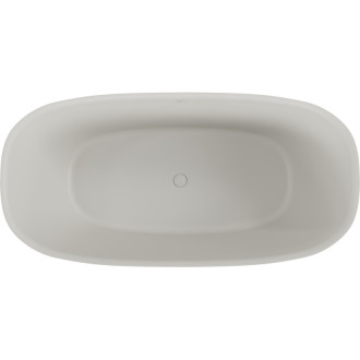 Voľne stojaca vaňa Mexen Como z konglomerátu 150 x 82 cm, matný betón - 57311508261