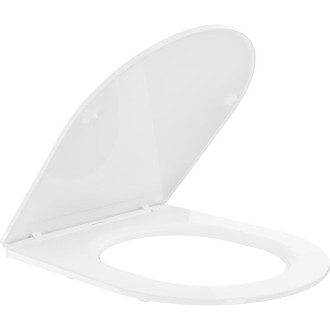 WC sedátko Mexen slim s tlmeným dovieraním, duroplast, biely lesk - 39224000