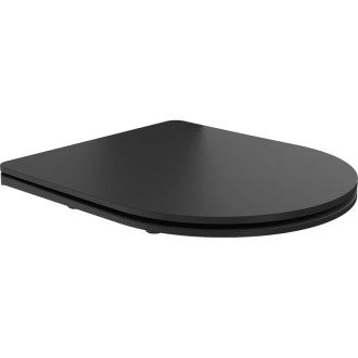 WC sedátko Mexen slim s tlmeným dovieraním, duroplast, matná čierna - 39224085