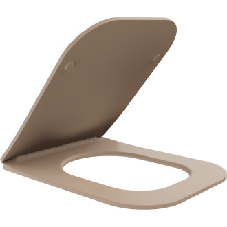 WC sedátko Mexen Teo s tlmeným dovieraním, duroplast, matné cappuccino - 39840064
