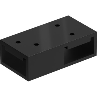 T-konektor Mexen pre nástenné držiaky, čierny - 800-09-70