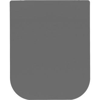 WC sedátko Mexen Madox slim s tlmeným dovieraním, duroplast, tmavo šedé matné - 39154061