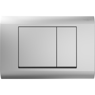 Pneumatické splachovacie tlačidlo Mexen Fenix Air 01, matný chróm - 6A0102