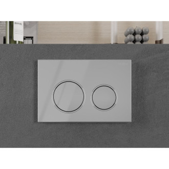 Pneumatické splachovacie tlačidlo Mexen Fenix Air 07 XS, lesklý chróm - 6A0701