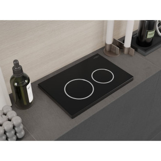 Pneumatické splachovacie tlačidlo Mexen Fenix Air 07 XS, čierne - 6A0703