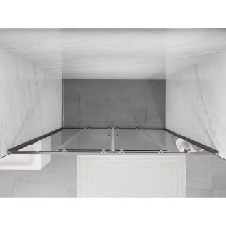 Dvojposuvné sprchové dvere Mexen Exo 170 cm, priehľadné, chróm - 8152-170-000-01-00